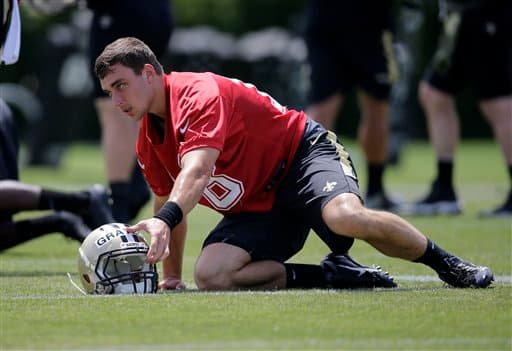 Las mejores tomas, ya como integrante de los New Orleans Saints, del novato QB Garrett Grayson tomado en el Draft 2015 egresado de Colorado State (AP-NFL).