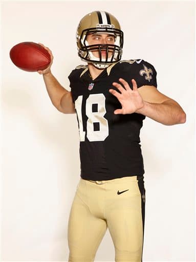 Las mejores tomas, ya como integrante de los New Orleans Saints, del novato QB Garrett Grayson tomado en el Draft 2015 egresado de Colorado State (AP-NFL).