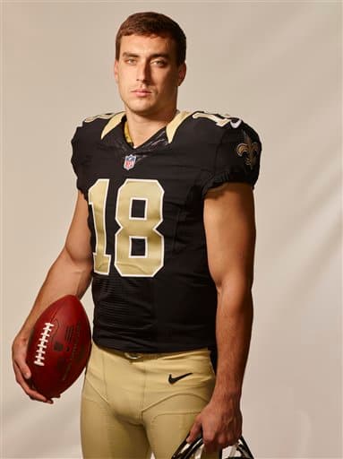 Las mejores tomas, ya como integrante de los New Orleans Saints, del novato QB Garrett Grayson tomado en el Draft 2015 egresado de Colorado State (AP-NFL).