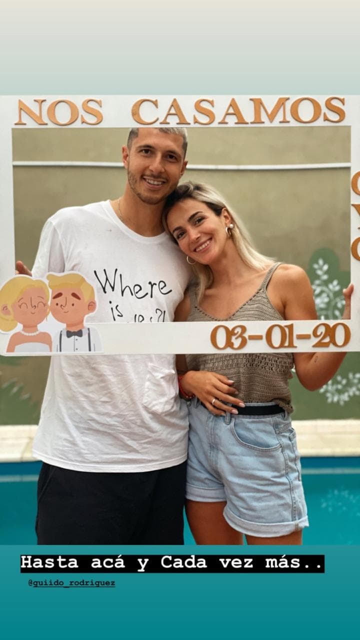 El futbolista argentino de las águilas del América se casó este viernes en Argentina con la guapísima Guadalupe Ramón.