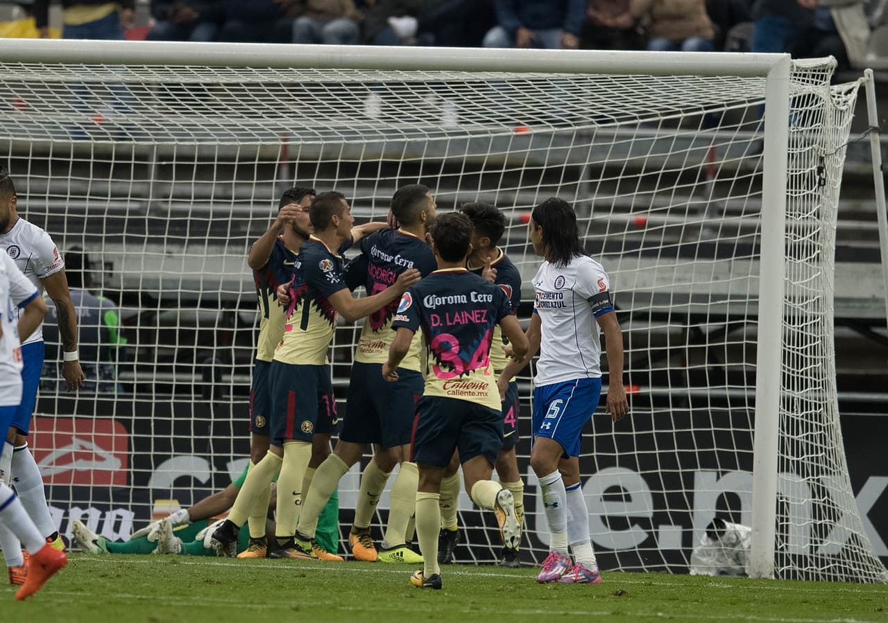 El América del Piojo volvió a demostrar que contra Cruz Azul el dominio era contundente.