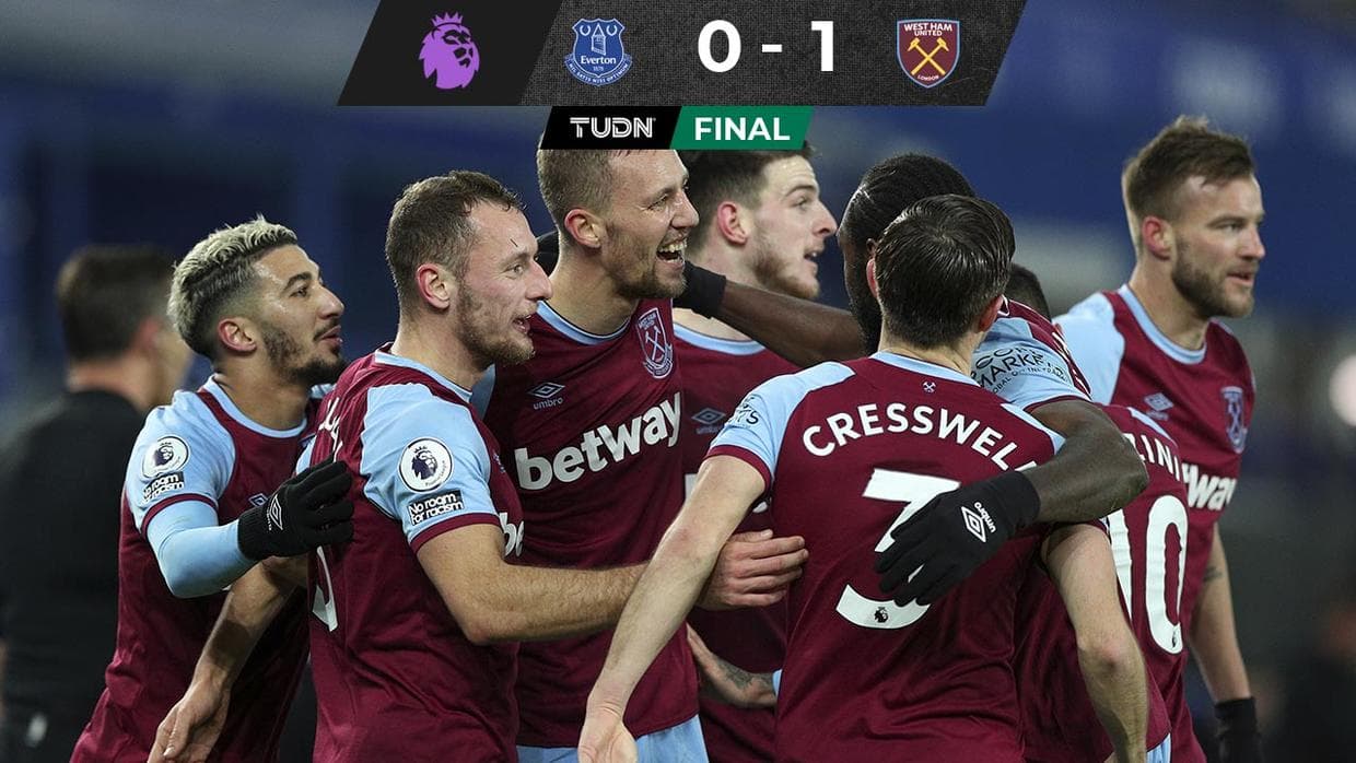 El West Ham sorprende al Everton y le pega en su casa