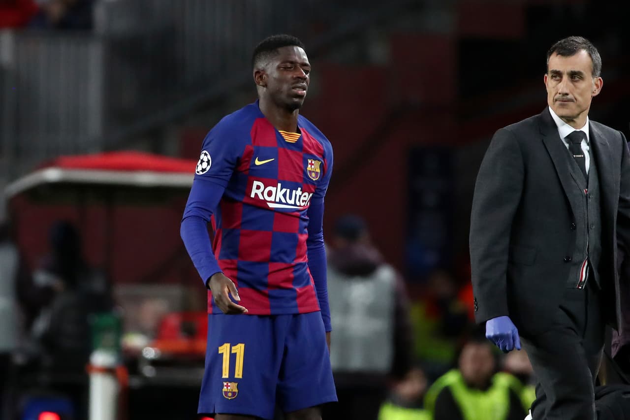 Dembélé y su viacrucis de lesiones