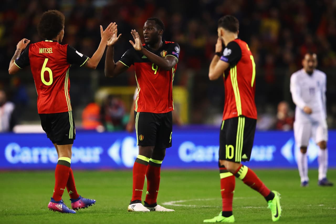 Las anotaciones en este partido, disputado en Bruselas, las consiguieron Romelu Lukaku y Konstantinos Mitroglou.