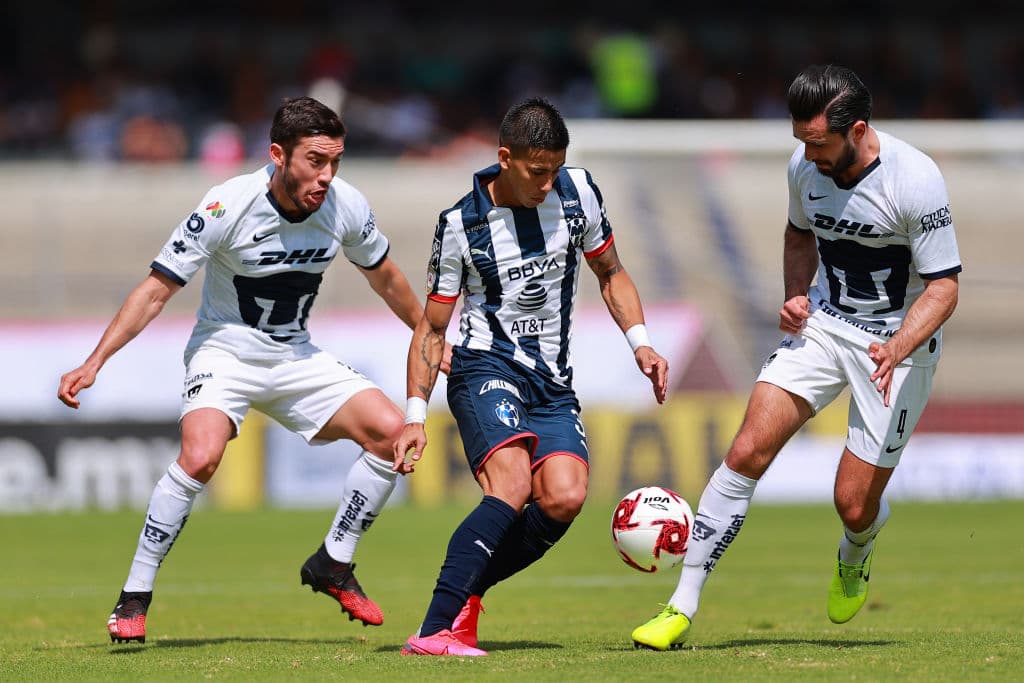 Pumas dominó al campeón Rayados de Monterrey todo el partido, Barovero estuvo fino atrás y los atacantes universitarios insistieron hasta que cayó el gol.