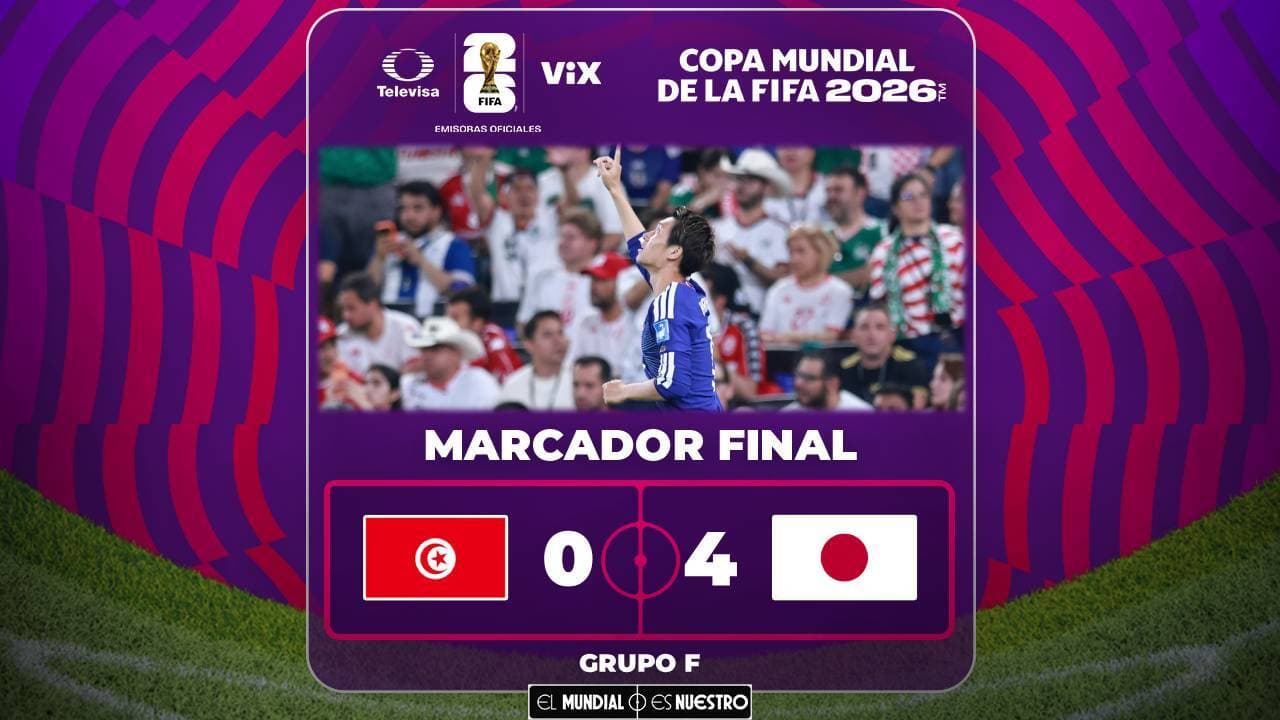 Japón dio un recital a Túnez en el partido 1000 de los Mundiales