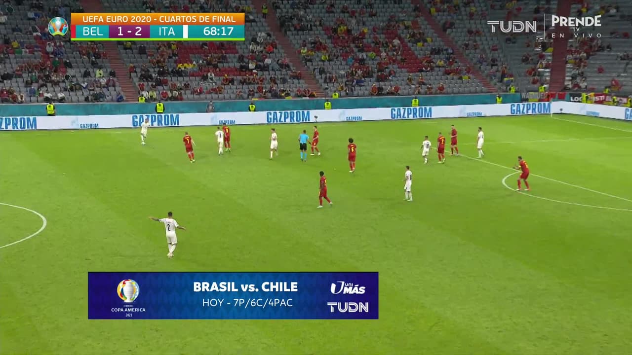 ¡TIRO ATAJADO! disparo por Lorenzo Insigne.