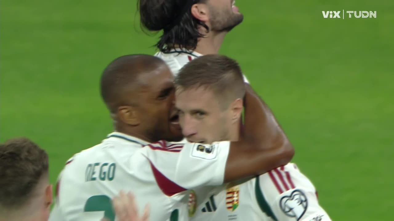 ¡Gol de Hungría! Varga con un gran remate de cabeza venció a Diogo Costa