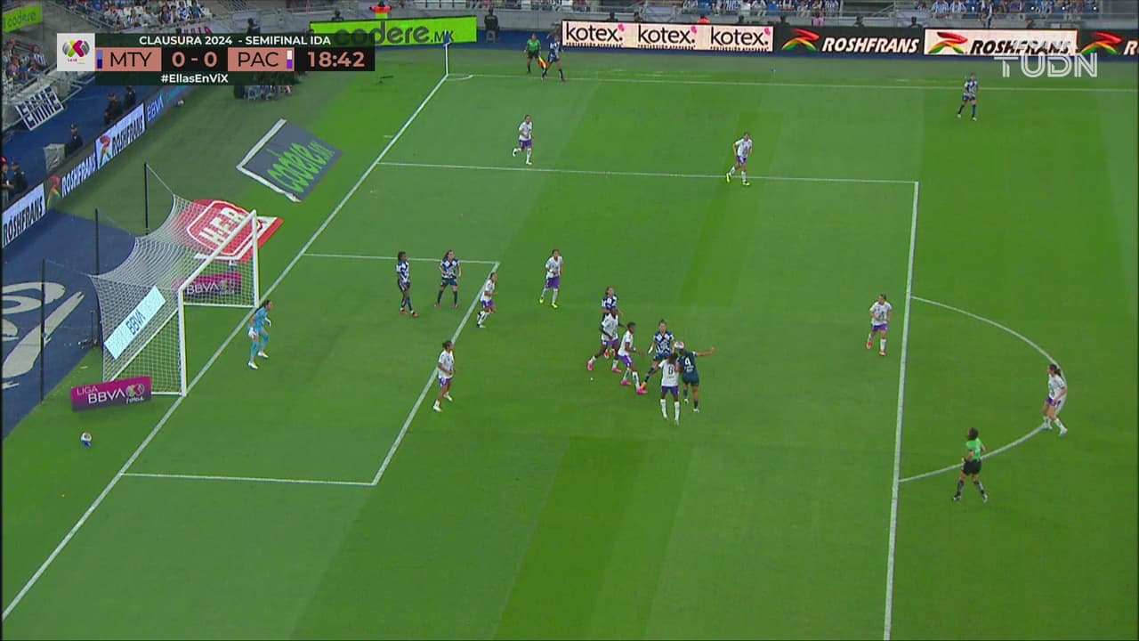 ¡Le anulan gol a Rayadas! Fuera de lugar de dos jugadoras