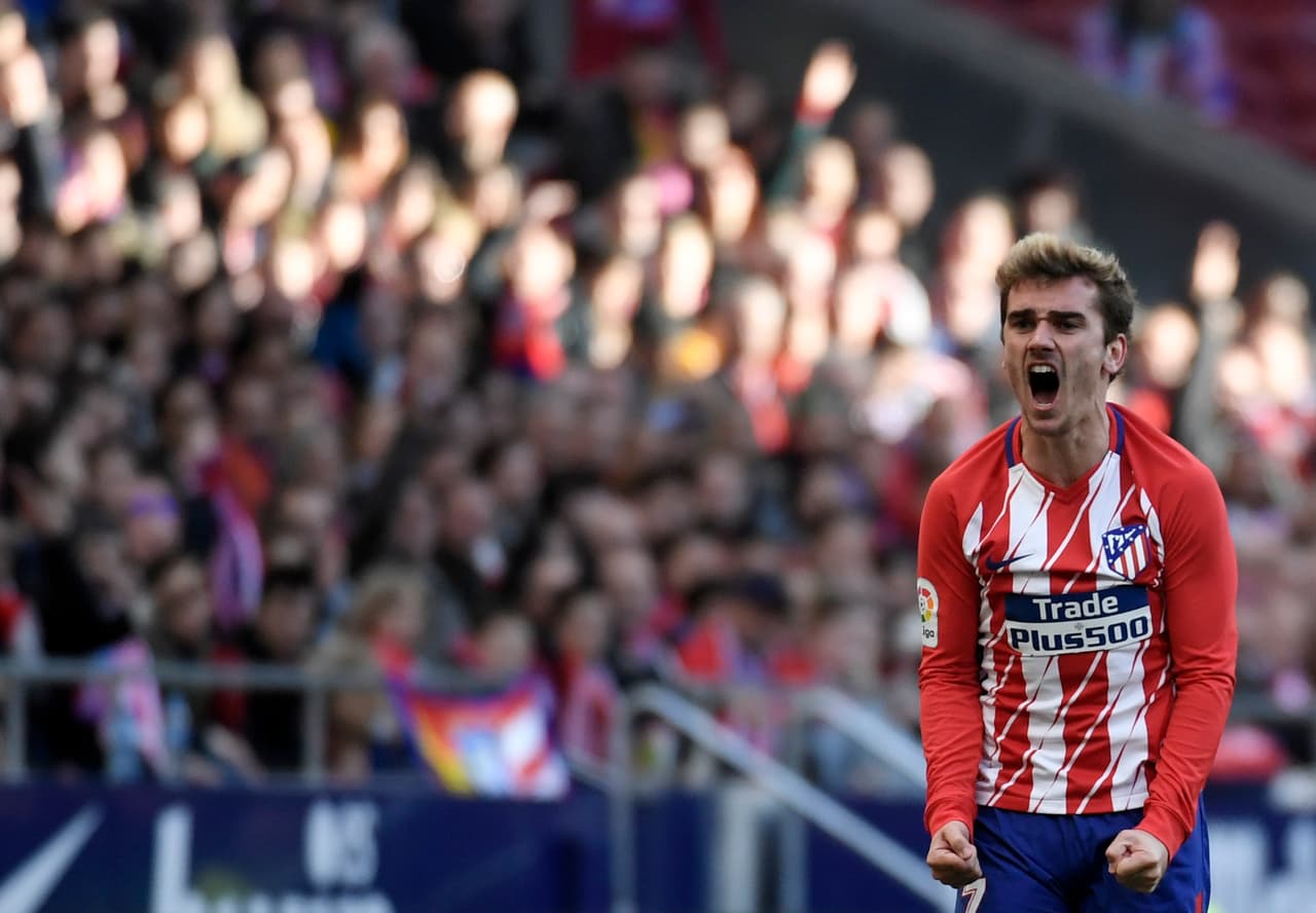 En esta ocasión Antoine Griezmann no pudo ver puerta pero el delantero francés sigue siendo el referente en el ataque 'colchonero'.