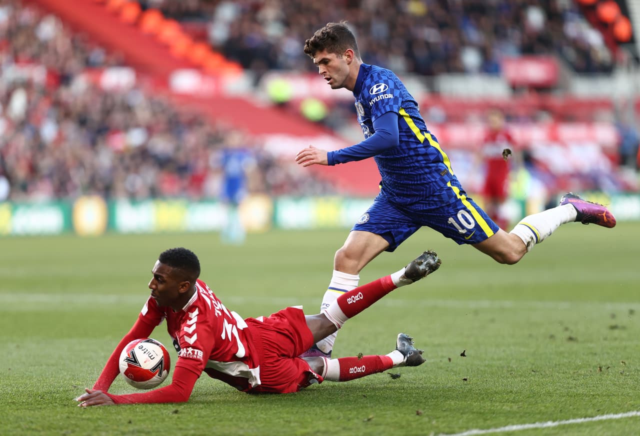 Chelsea eliminó al Middlesbrough por 0-2 en los Cuartos de Final de la FA Cup.