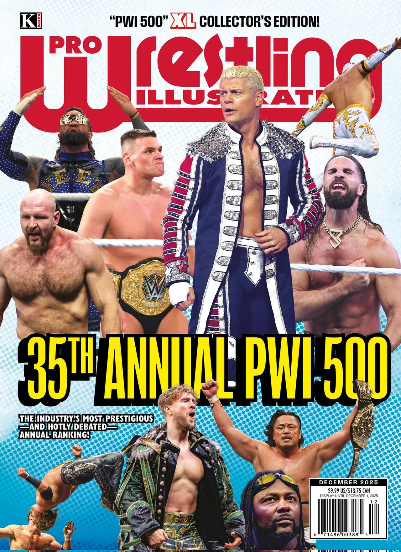 La prestigiosa revista Pro Wrestling Illustrated (PWI) dio a conocer su ranking de los 500 mejores luchadores del mundo del 2025; el periodo de evaluación es del 1 de agosto del 2024 al 31 de julio del 2025 y se basa en criterios como kayfabe, habilidad en el ring, calidad de sus luchas, campeonatos ganados, así como récord de victorias y derrotas.