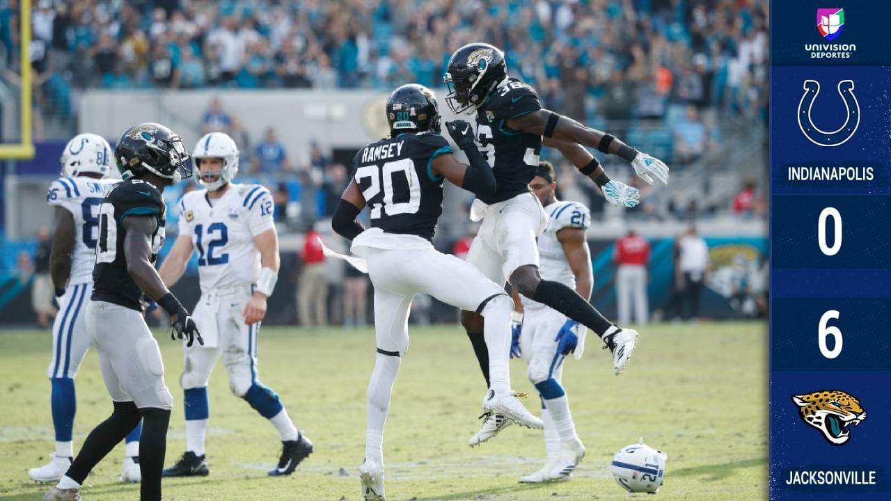 <b>Indianapolis 0-6 Jacksonville.</b> La defensiva de los Jaguars le cortó el ritmo a una ofensiva como la de los Colts que en sus cinco partidos más recientes promediaba 34 puntos por juego.