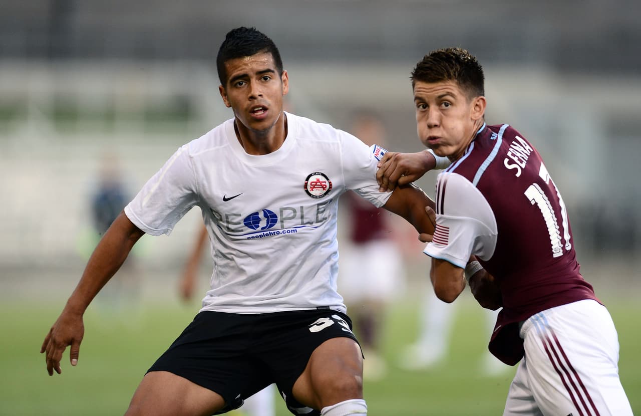 Junior Burgos enfrentó a equipos de la MLS en la US Open Cup.