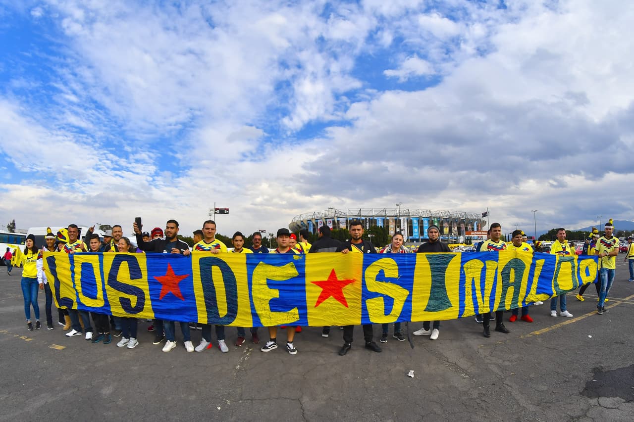 Gran ambiente familiar, en el Estadio Azteca, previo a la final del Apertura '19 entre el América y los Rayados de Monterrey.