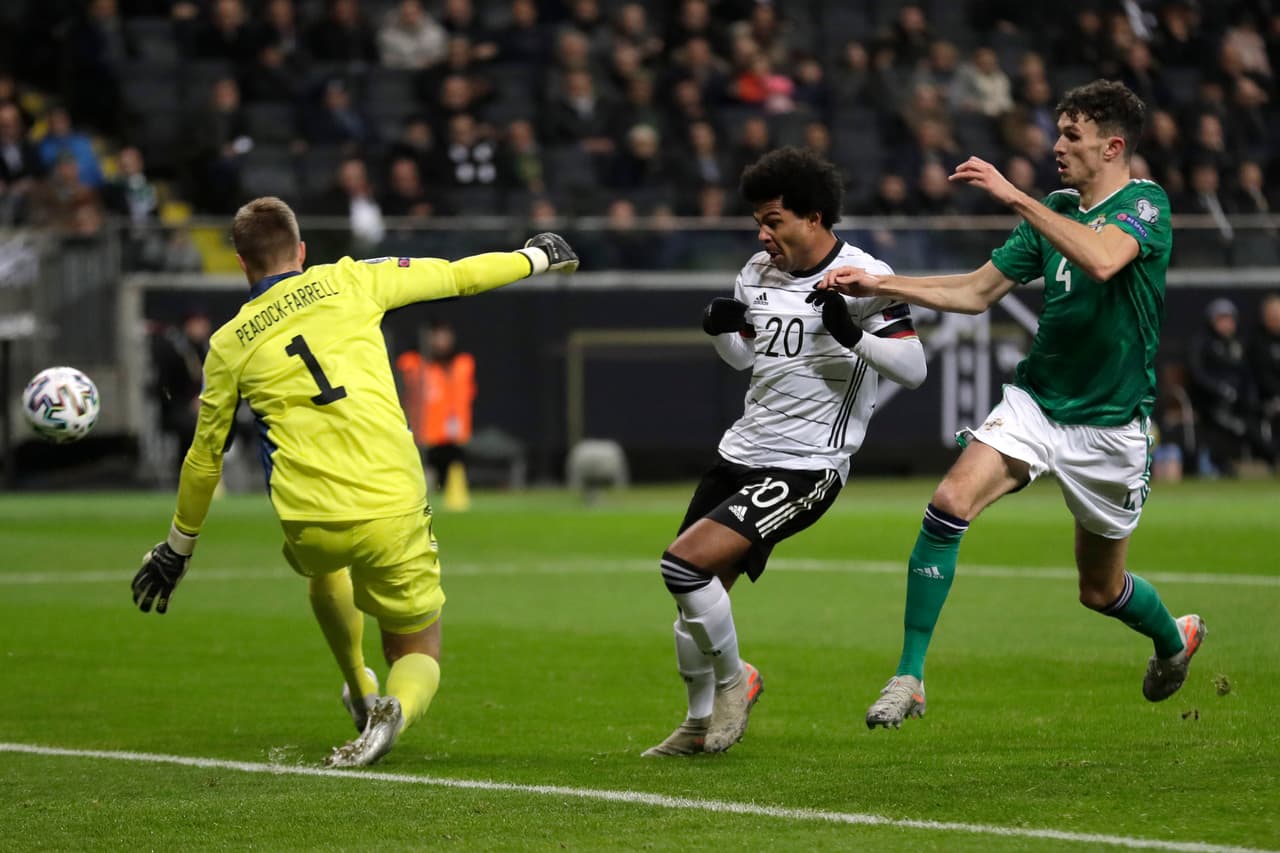 Alemania vence a Irlanda del Norte por 6 goles a uno. Serge Gnabry se luce con un hat-trick en la última fecha de la Euro 2020,