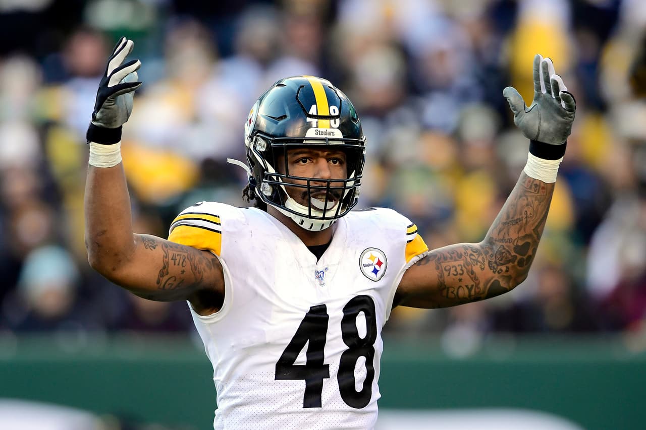 <b>Bud Dupree | LB | Pittsburgh Steelers |</b> El defensivo fue etiquetado como jugador franquicia 'no exclusivo' por los Pittsburgh Steeleers.
