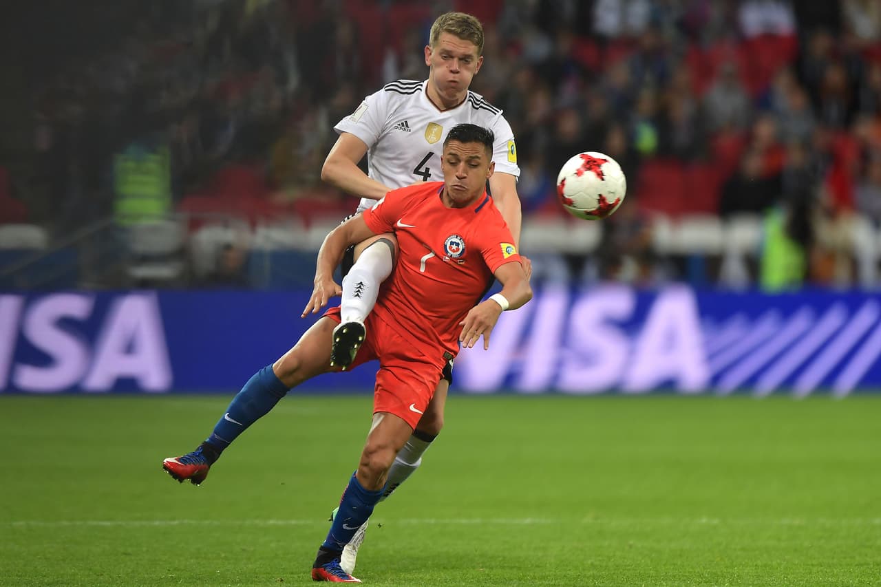 Chile y Alemania igualaron por 1-1 en la segunda jornada del grupo B de la Copa Confederaciones y quedaron con 4 puntos a la espera de confirmar su clasificación a la siguiente ronda en la fecha final.