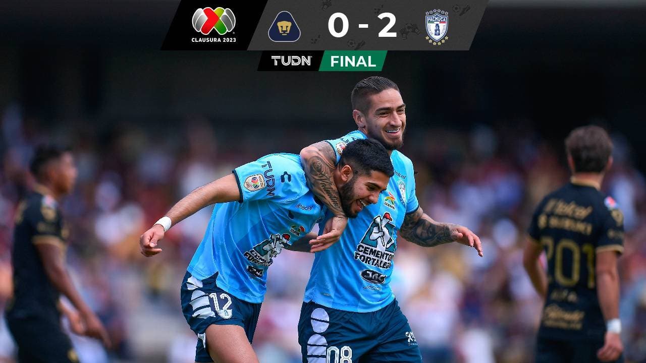 Pachuca vence a Pumas en C.U. y detona el cese de Rafael Puente