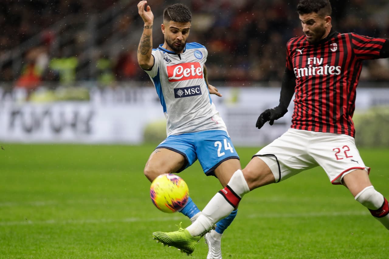 Con goles de Hirving Lozano al 24 y Giacomo Bonaventura al 29, el Milan y Napoli dividen puntos.