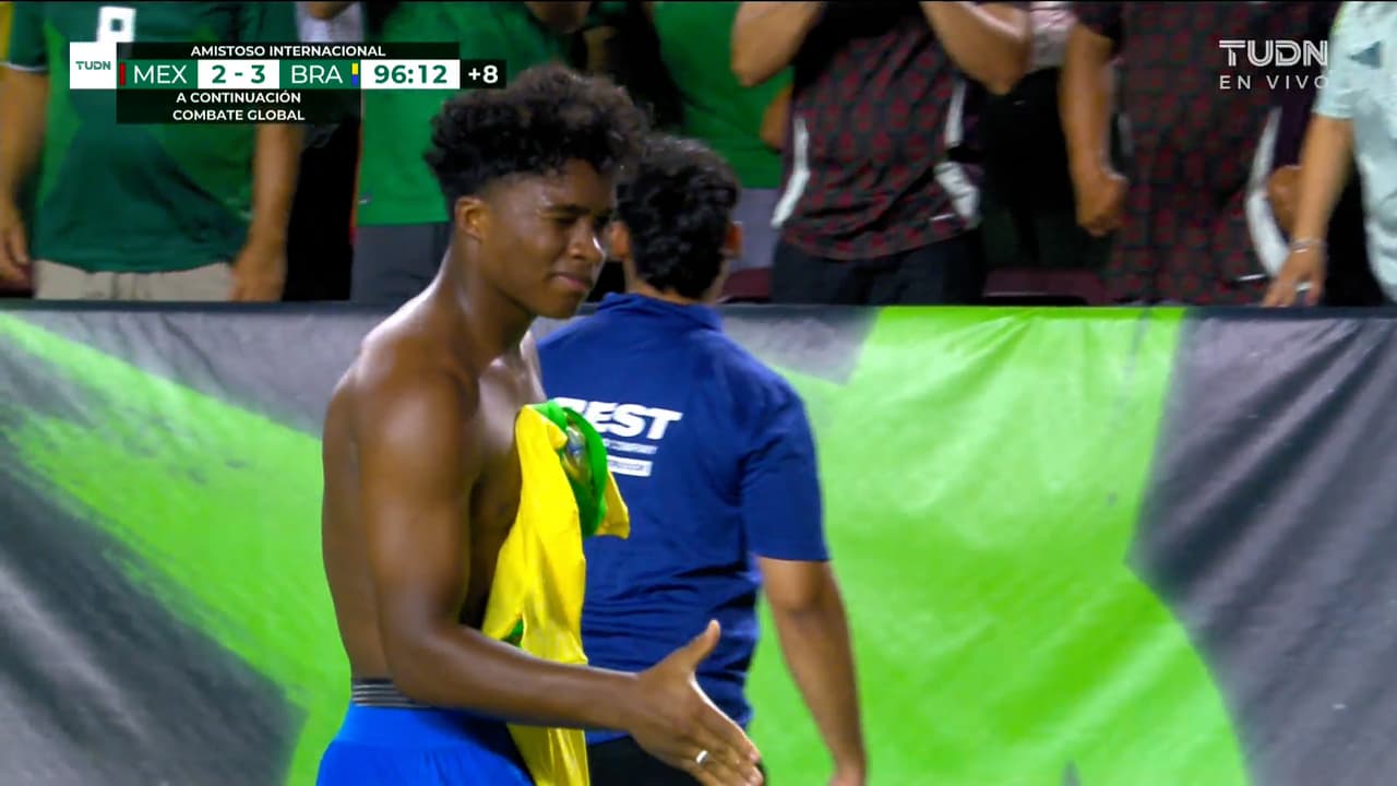 ¡Lo ganó Brasil! Endrick aparece solo y sentencia el 2-3 sobre México