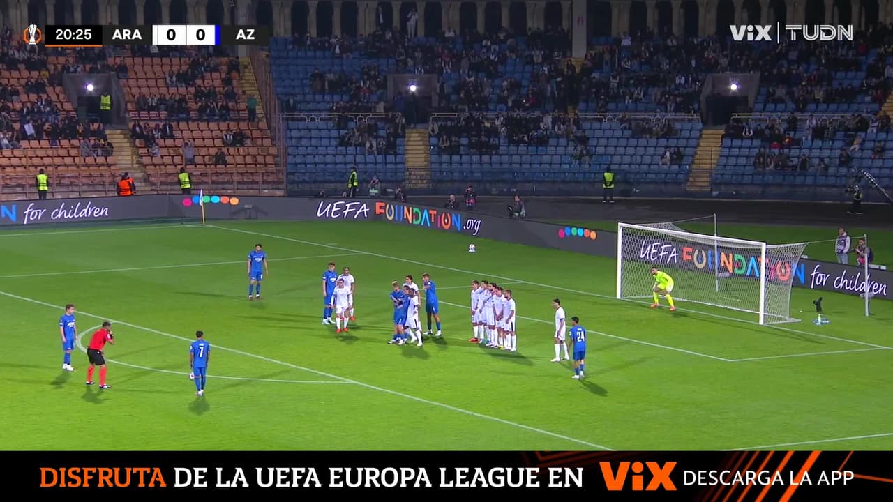 ¡GOLAZO DEL AZ! | Ararat-Armenia vs AZ Alkmaar | UEFA Europa League - Jornada 3 Fase de Liga 2026-27 | TUDN