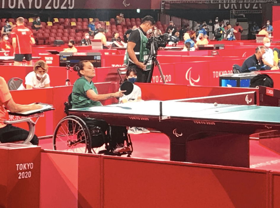 Edith Sigala gana en tenis de mesa en Paralímpicos Tokyo 2020
