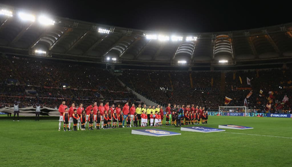 Real Madrid y Roma se disputaban la cima de su grupo, era una noche especial pero también de gran relevancia en el aspecto deportivo.