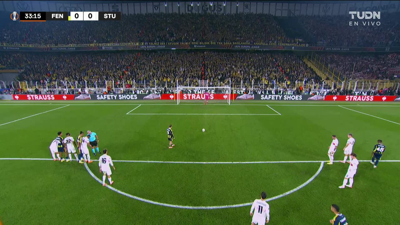 ¡GOL!  anota para Fenerbahçe. Kerem Aktürkoglu