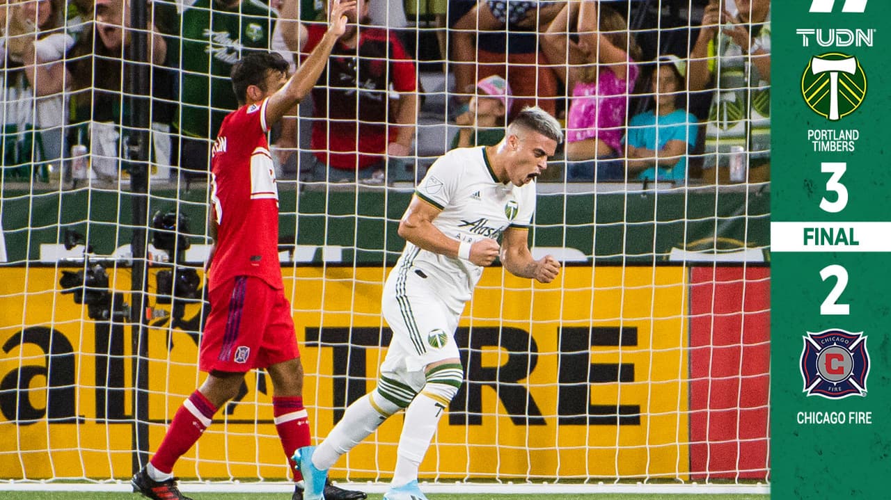 Brian Fernández fulmina a Chicago Fire en victoria de Portland Timbers