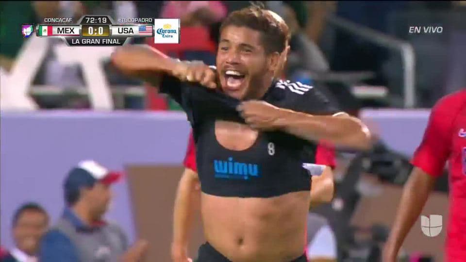 ¡GOOOL! Jonathan dos Santos anota para Mexico