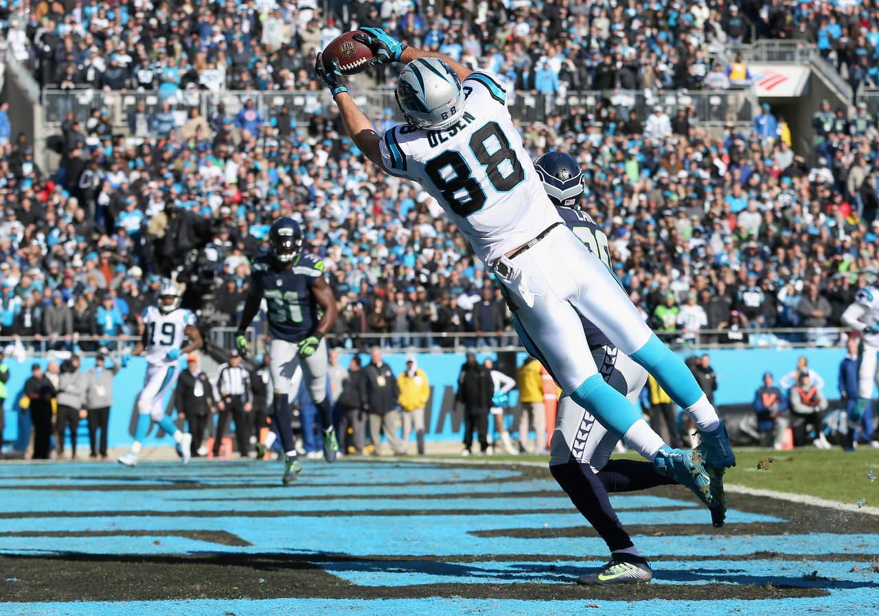 Espectacular atrapa de Olsen.