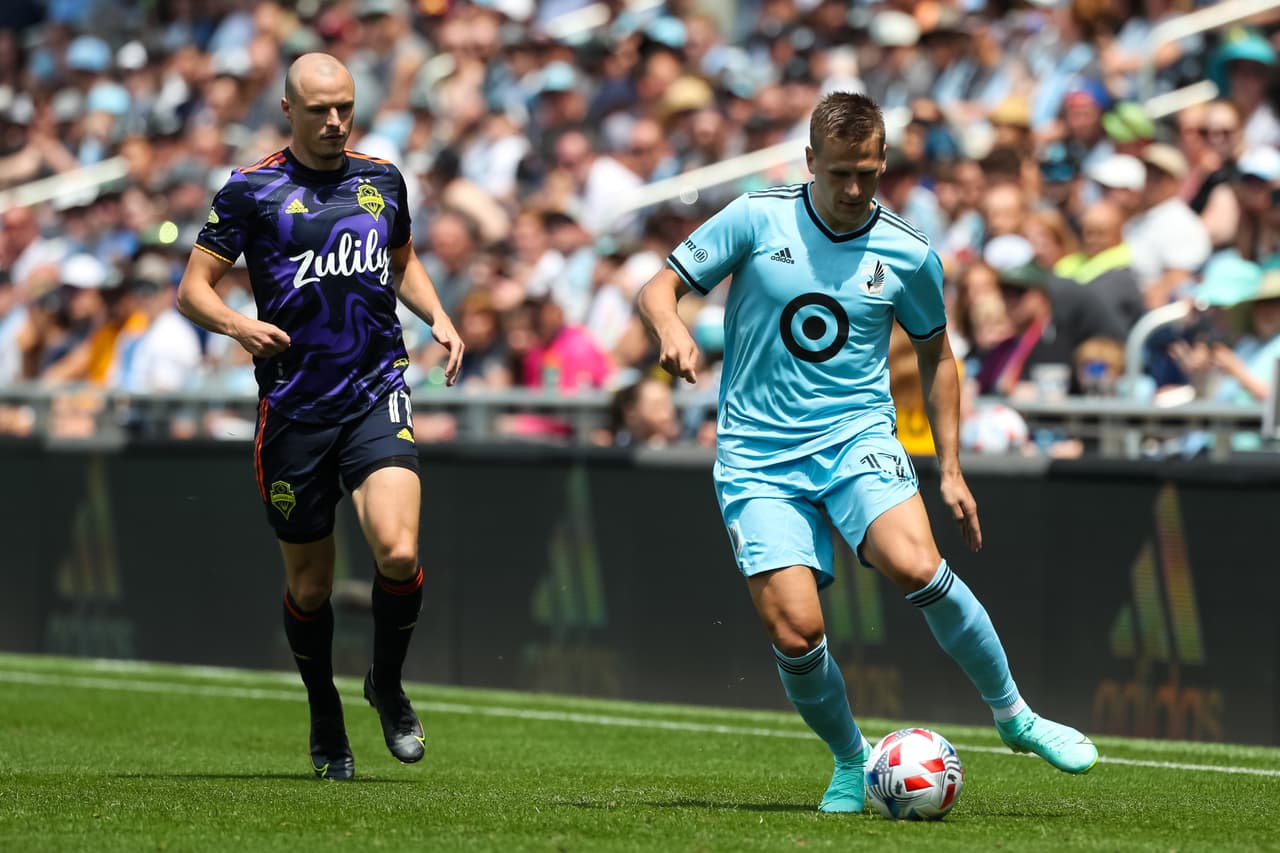 En el Allianz Field de Saint Paul, Minnesota United cortó la racha de invictos de Seattle Sounders con una derrota por 1-0.
<br>
