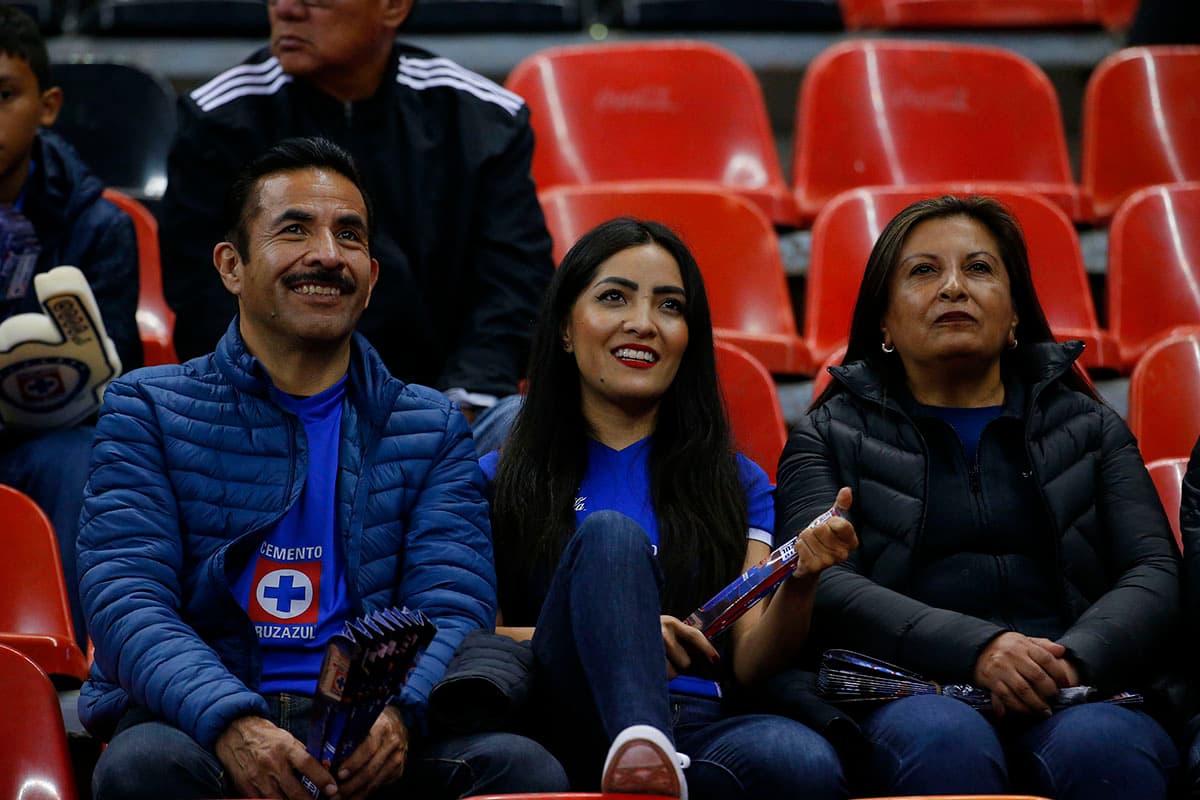 Ciudad de México, 1 de diciembre de 2018. , durante el partido de vuelta de los Cuartos de Final torneo Apertura 2018 de la Liga Bancomer MX, entre la Máquina Celeste del Cruz Azul y los Gallos Blancos de Querétaro, celebrado en el estadio Azteca. Foto: Imago7/Alejandra Suárez