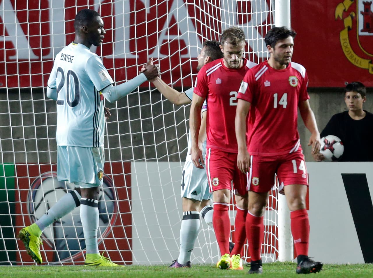 El belga Benteke marca el gol más rápido de la historia de los Mundiales