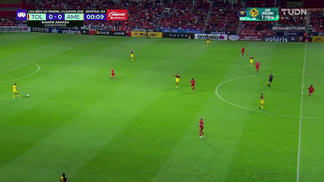 EN VIVO l Toluca vs América Semifinal Ida de la Liga MX Femenil AQUI