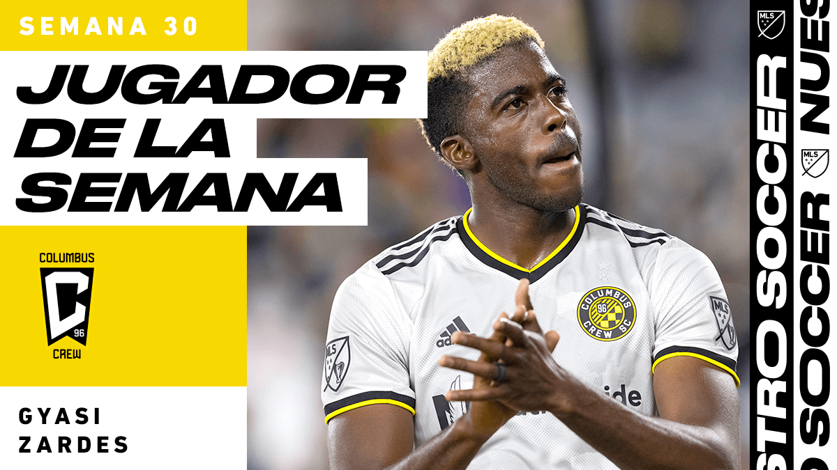 Dos cabezazos convierten a Gyasi Zardes en Jugador de la Semana