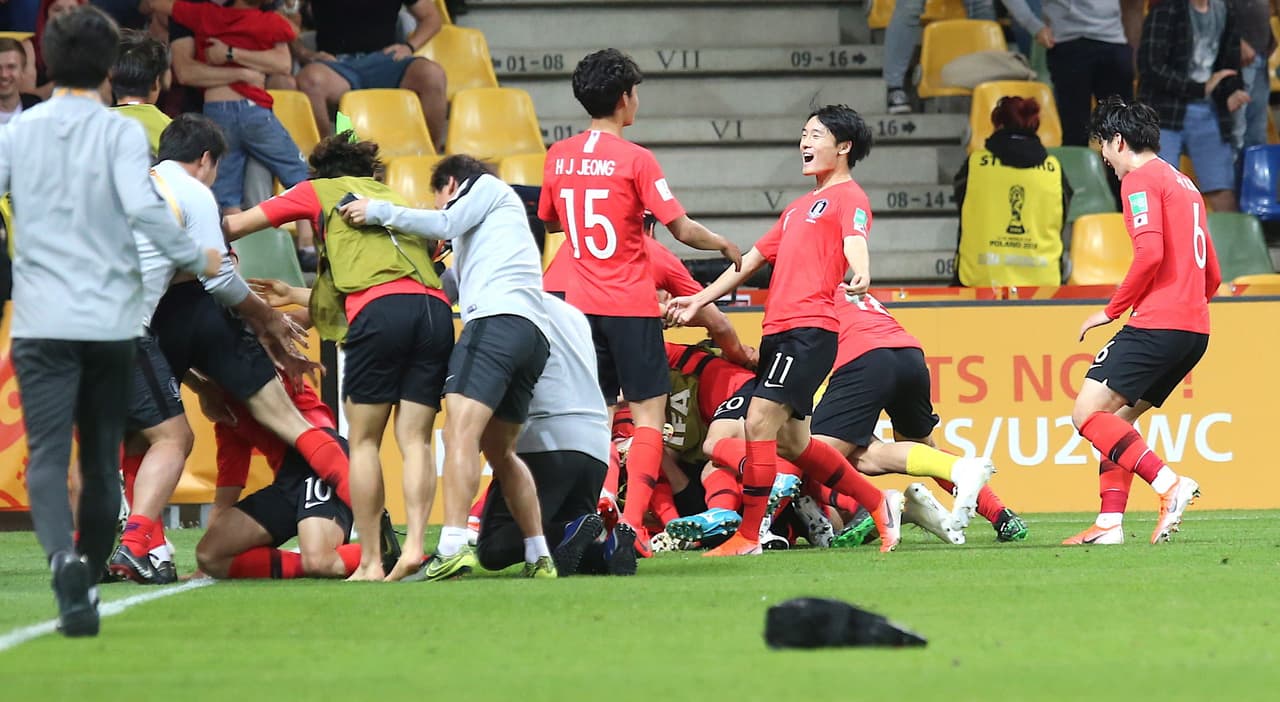En la definición desde el punto penal se impuso por 3-2 Corea del Sur y el próximo martes se encontrará con Ecuador en la Semifinal del Mundial Sub-20.