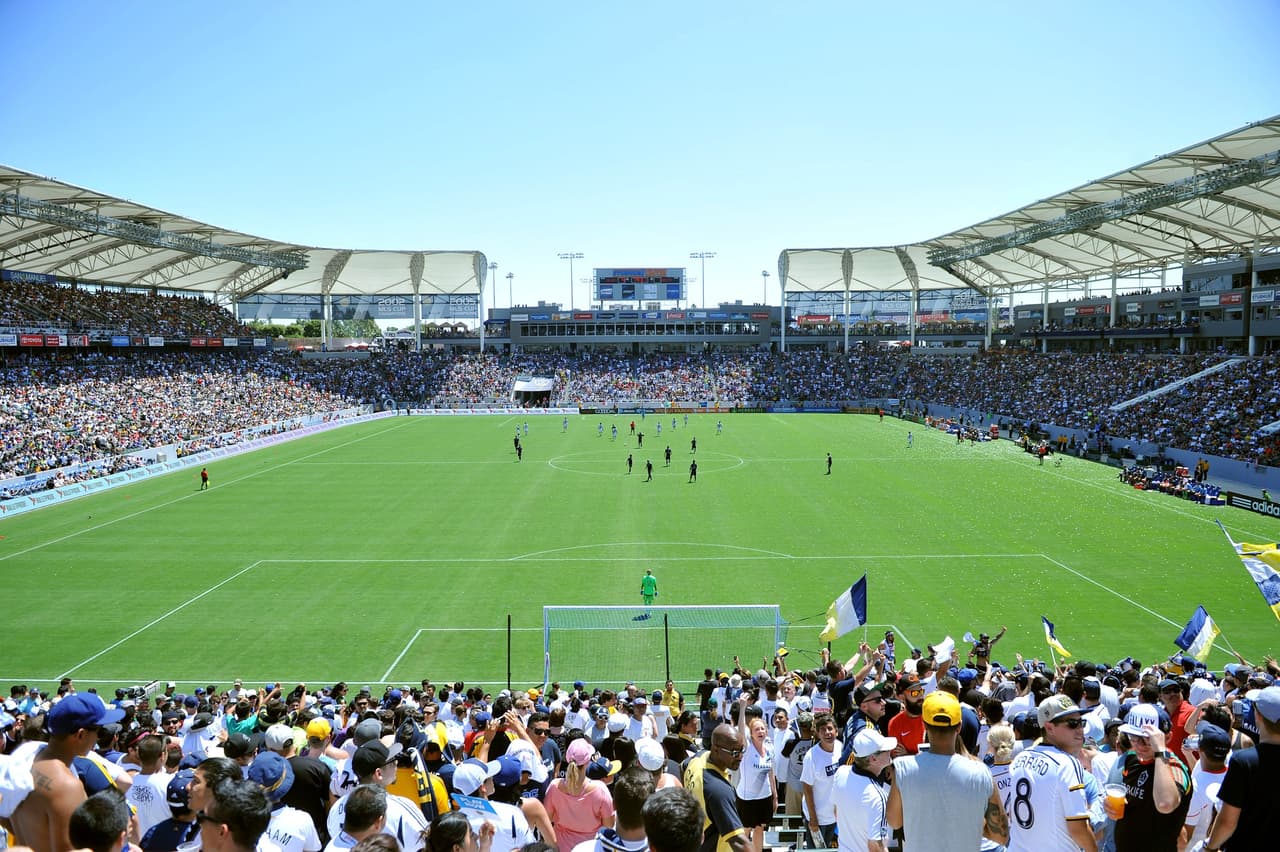Marco espectacular en el StubHub Center mientras juegan LA Galaxy y New York City FC.