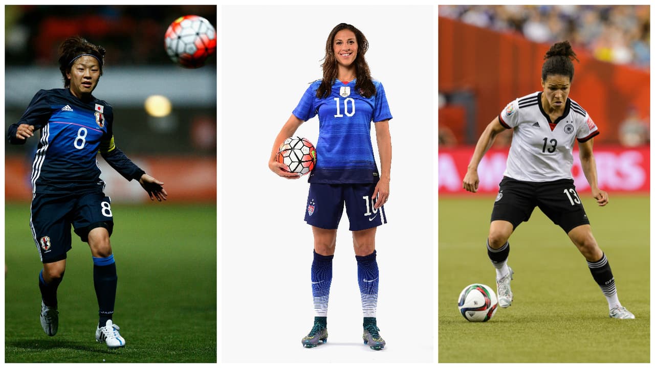 Carli Lloyd, Aya Miyama y Célia Sasic candidatas al Balón de Oro Femenino