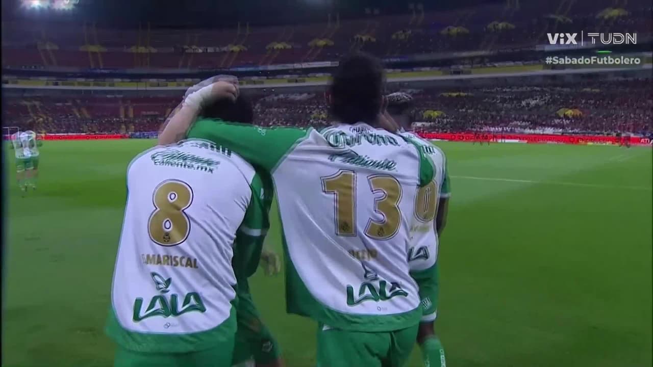 ¡Gol de Santos! Ocejo empata el marcador en el tiempo de compensación