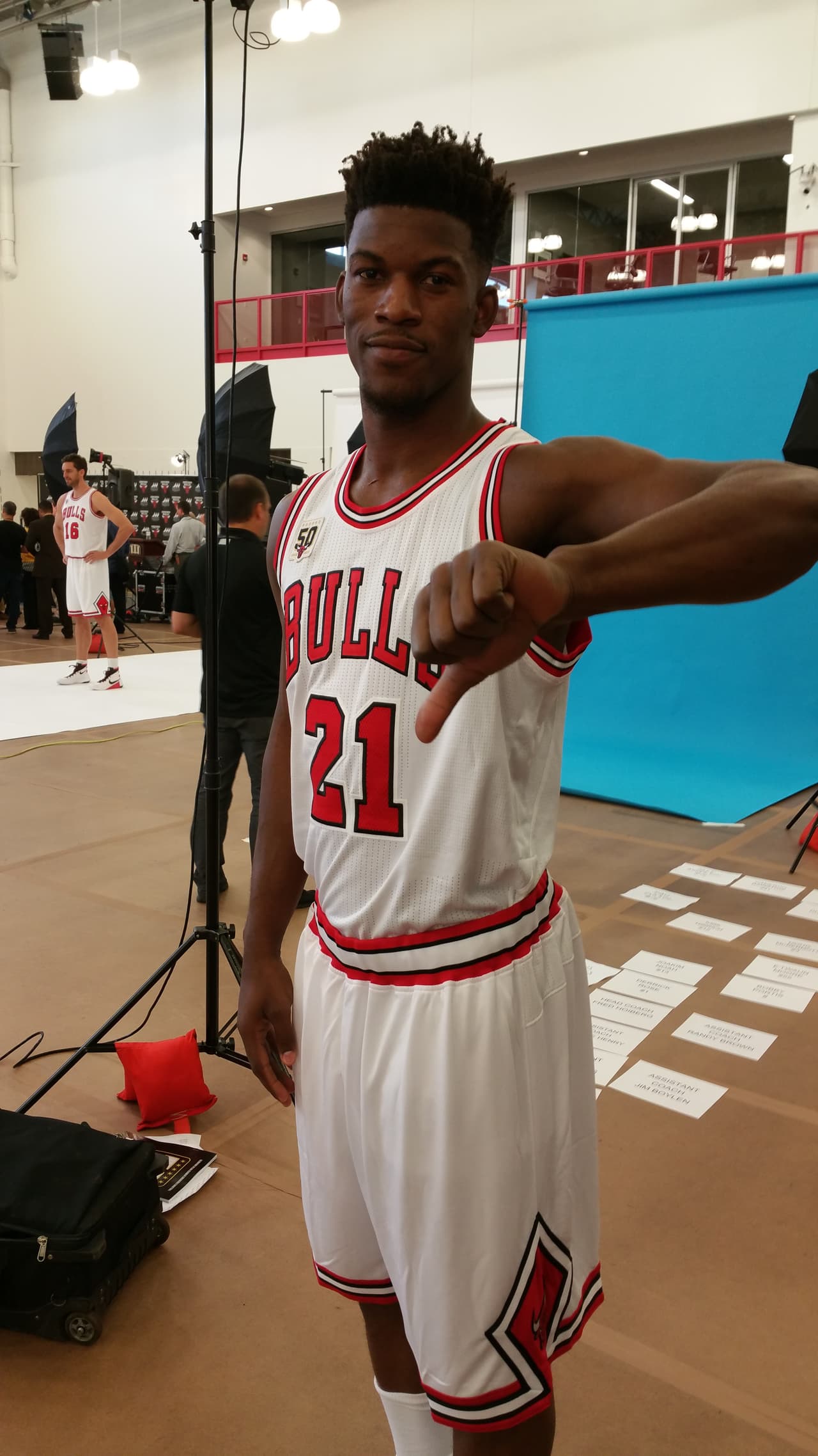 Mira las fotos del detrás de cámaras del Media Day de los Bulls de Chicago. Gasol, Butler, Mirotić y muchos jugadores más platicaron con la prensa.