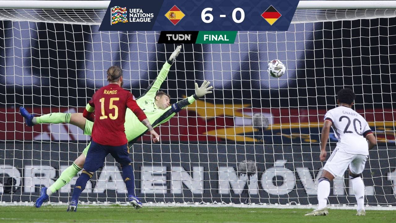España le propina la peor goleada en la historia a Alemania