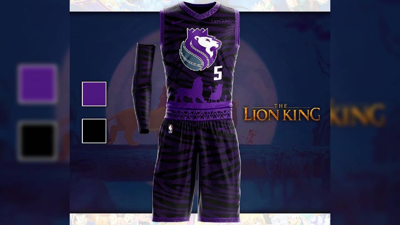'The Lion King' o 'El Rey León' visitó a los Sacramento Kings.
