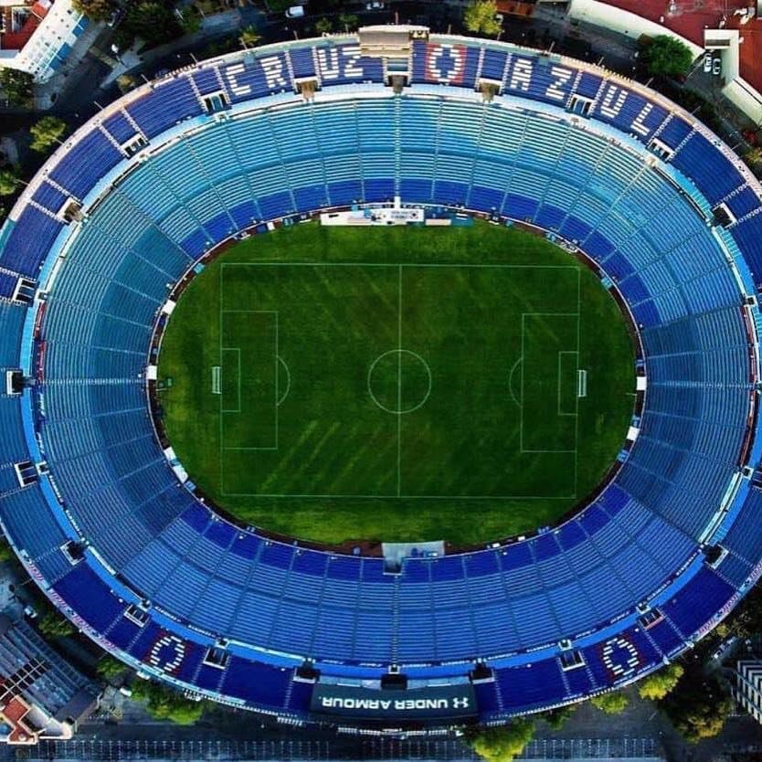 El Estadio Olímpico de la Ciudad de los Deportes, es popularmente conocido como Estadio Azul, actualmente no alberga a ningun equipo.