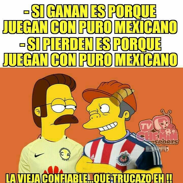 América vino de atrás, se llevó el Clásico Nacional y de paso dejó a las Chivas en el fondo de la tabla general. Los memes no perdonan