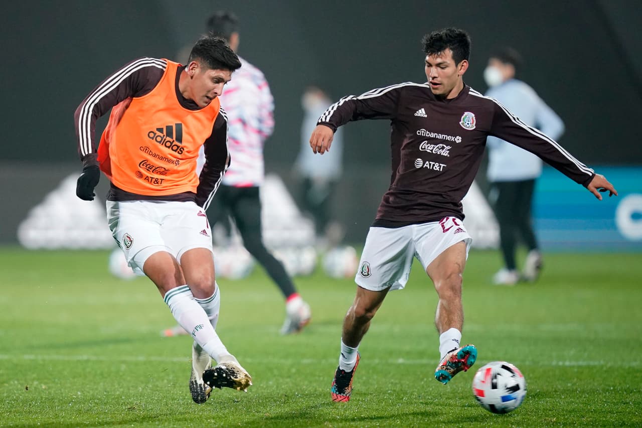 Por retraso, entrenamiento del Tri será sin Hirving Lozano y Edson Álvarez