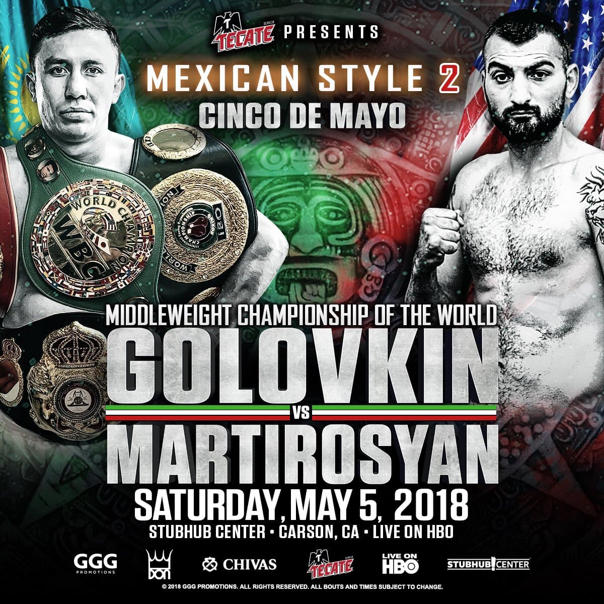 ¿Toque tricolor? Estas son las razones que hacen 'mexicana' la GGG-Martirosyan