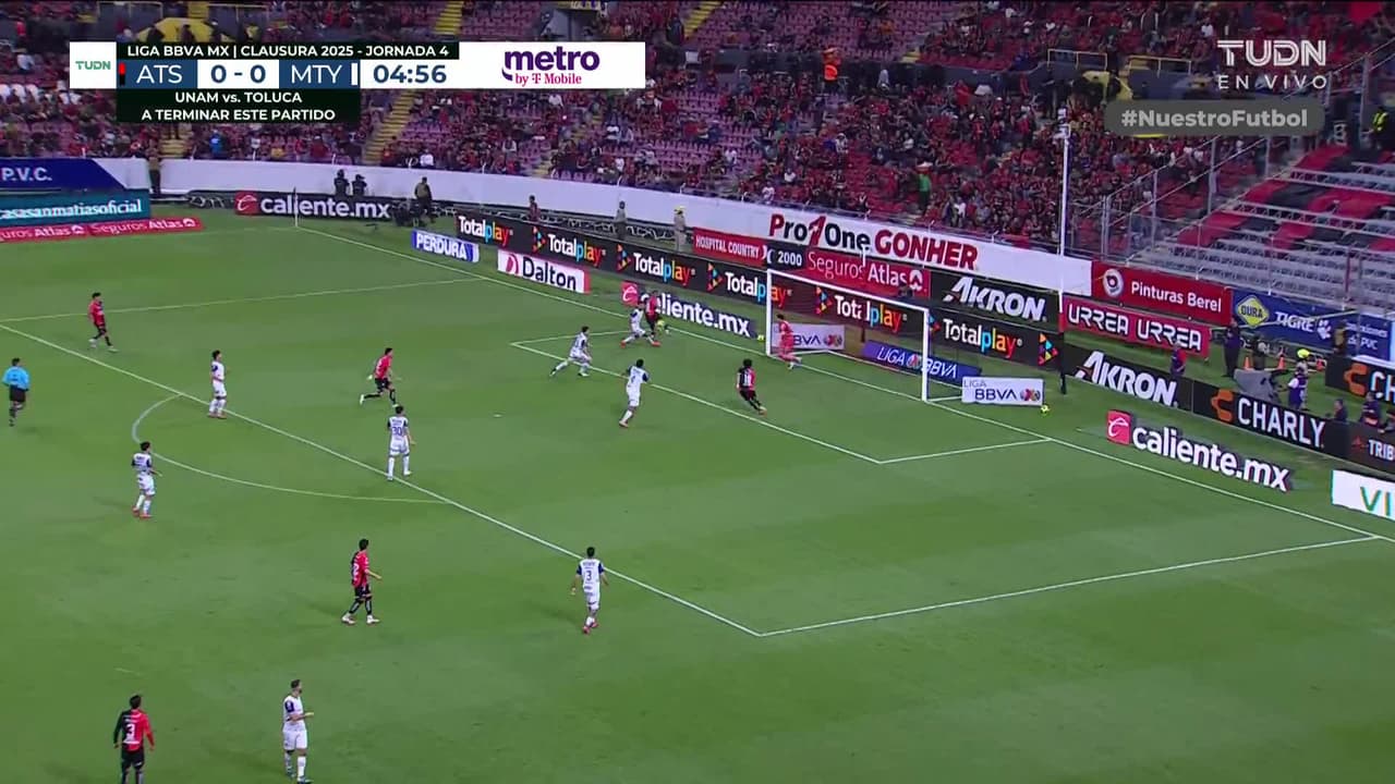 ¡GOOOL! Jeremy Márquez anota para Atlas.