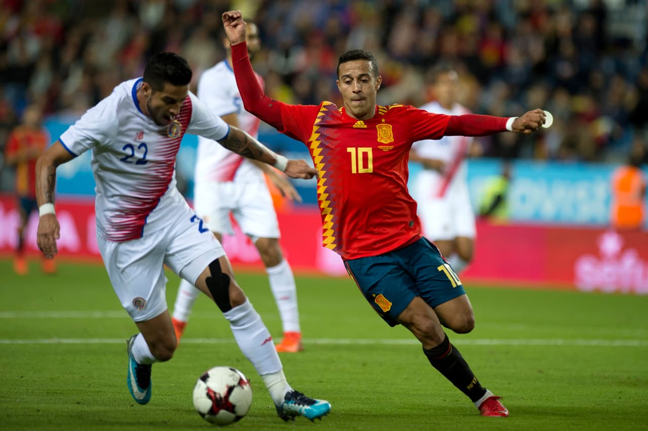 9. España: la selección ibérica cuenta con el 8,8% de jugadores extranjeros. El más reconocido es Thiago Alcántara (Italia, con raíces brasileñas).